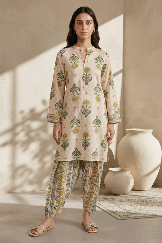 Kurta Trouser - 2841