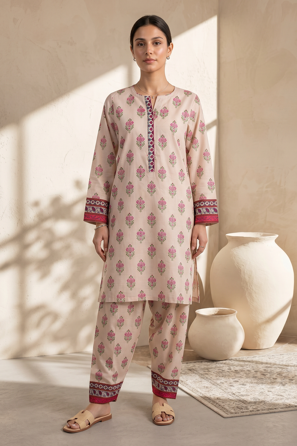 Kurta Trouser - 2856