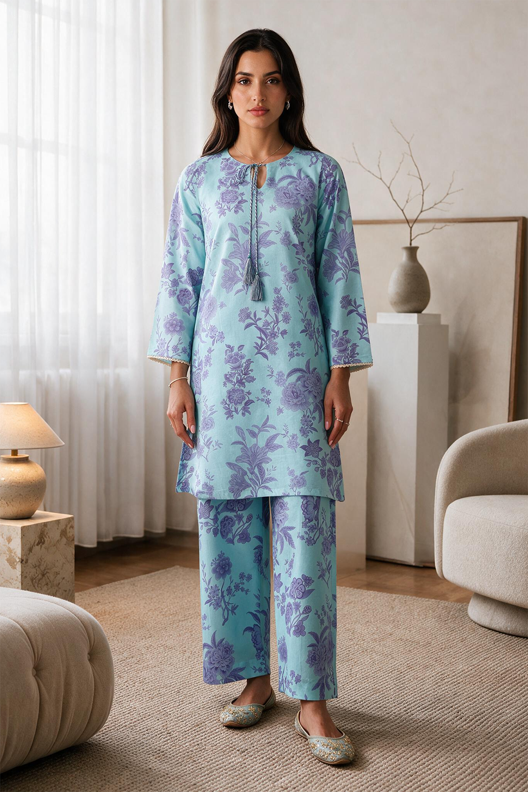 Kurta Trouser - 2857