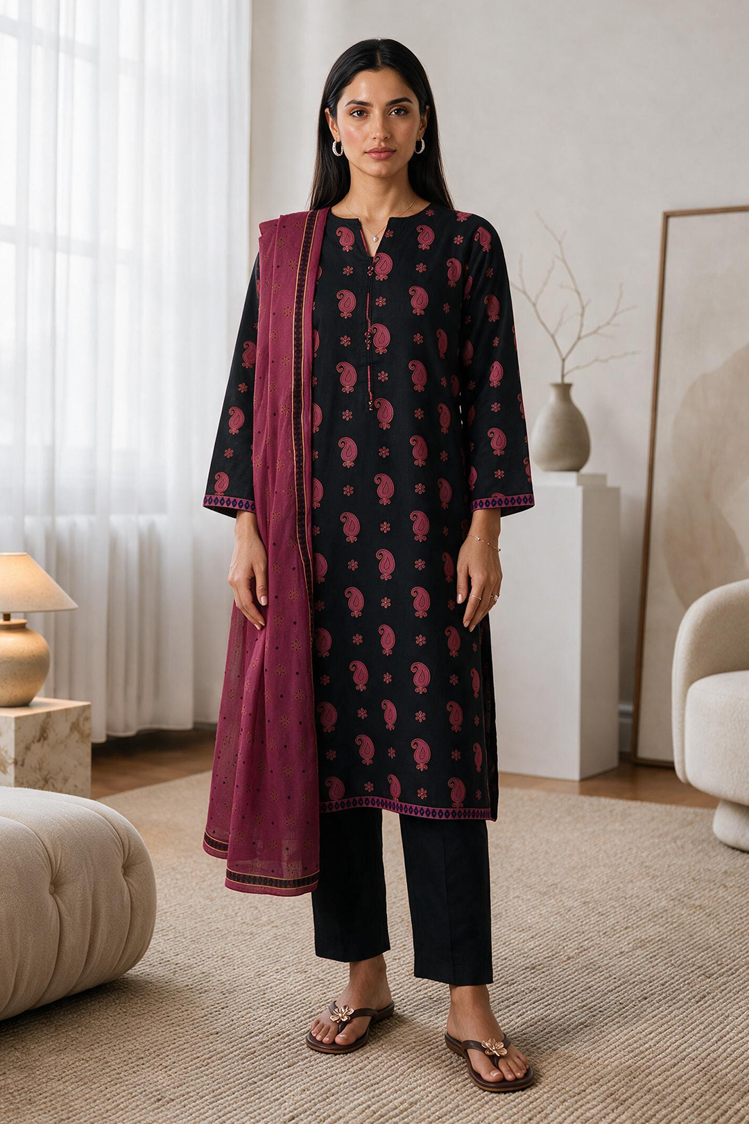 Kurta Dupatta - 2894