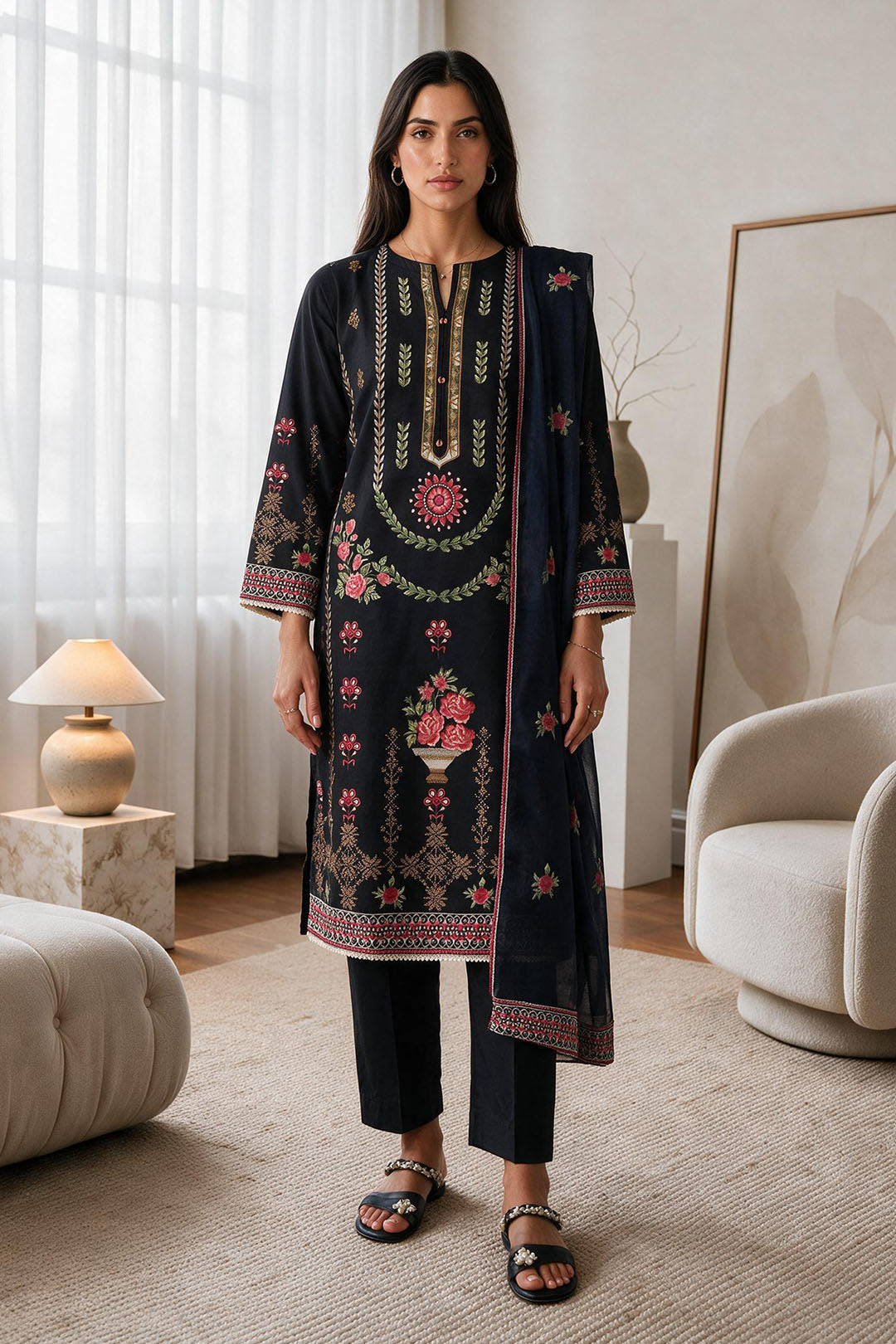 Kurta Dupatta - 2916