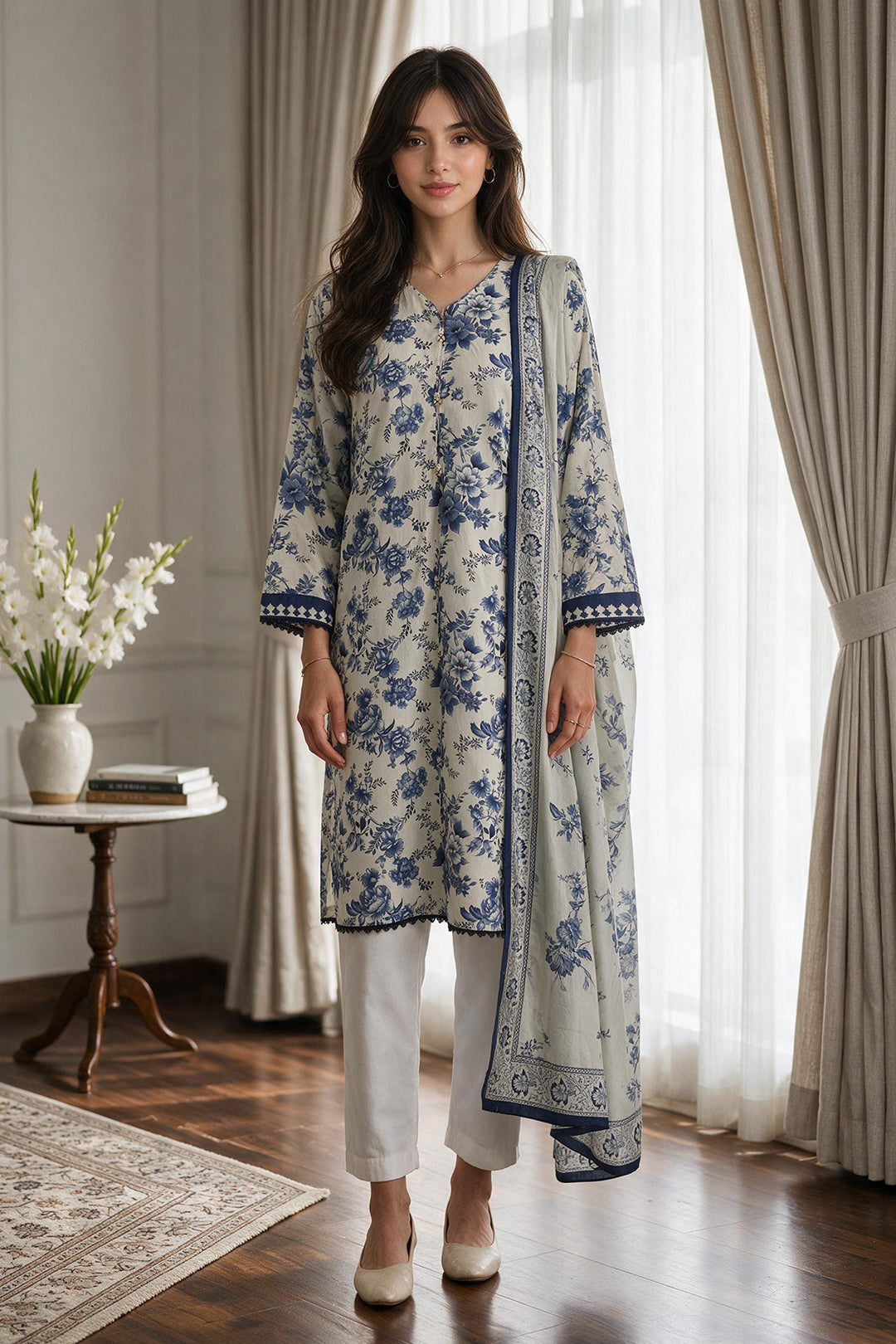 Kurta Dupatta - 2917