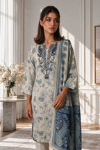 Embroidered Kurta Dupatta - 2921