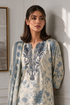 Embroidered Kurta Dupatta - 2921