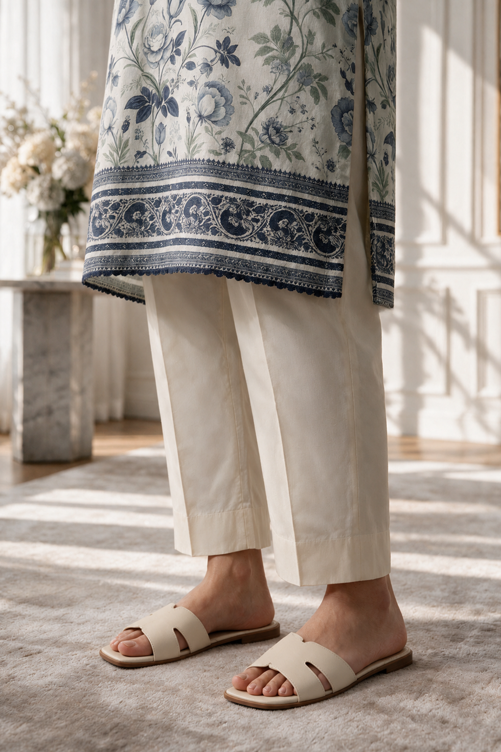 Embroidered Kurta Dupatta - 2927