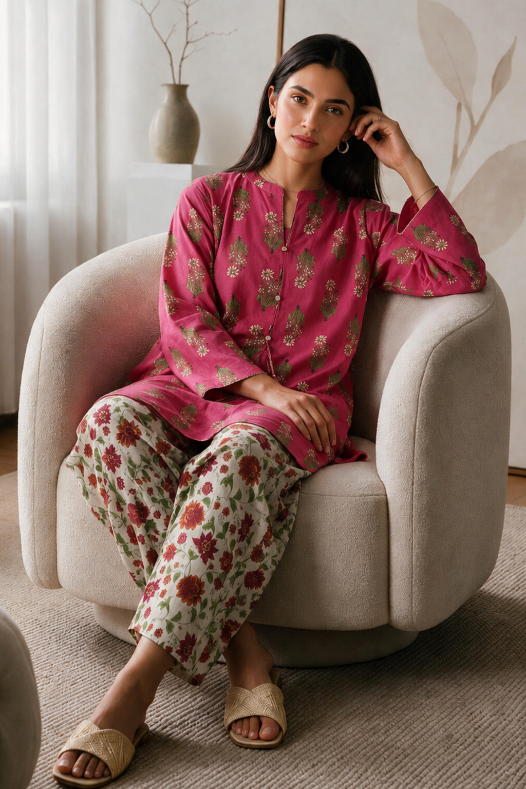 Kurta Trouser - 3099