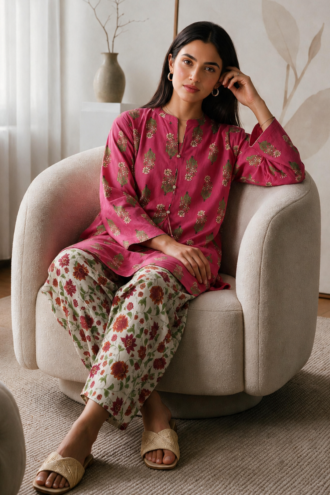 Kurta Trouser - 3099