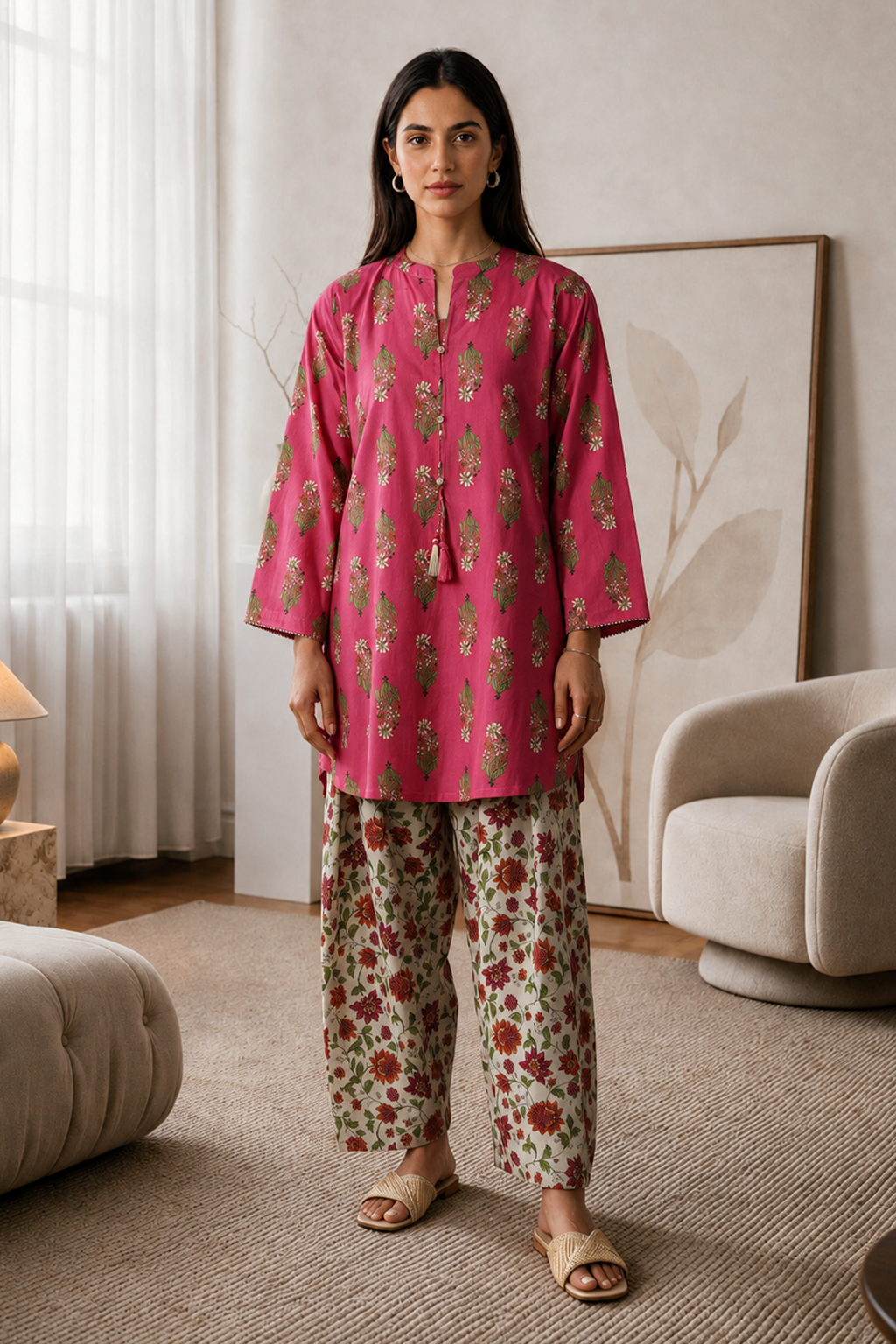 Kurta Trouser - 3099
