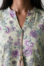 Embroidered Kurta Trouser - 3105