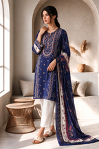 Embroidered Kurta Dupatta - 3149