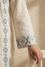 Embroidered Kurta Trouser - 3208