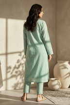 Embroidered Kurta Trouser - 3210