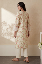 Embroidered Kurta Trouser - 3233
