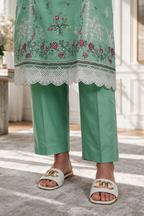 Embroidered Kurta Trouser - 3237