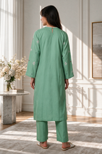 Embroidered Kurta Trouser - 3237