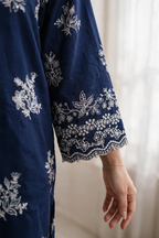Embroidered Kurta Trouser - 3253