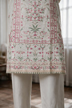 Embroidered Kurta Trouser - 3319