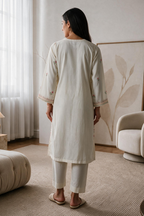 Embroidered Kurta Trouser - 3319