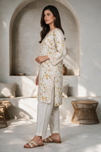 Embroidered Kurta Trouser - 3323