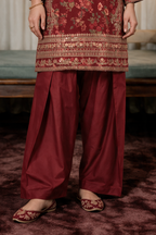 Embroidered Kurta Trouser - 3324