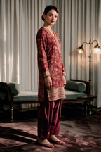 Embroidered Kurta Trouser - 3324