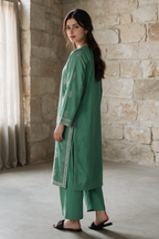 Embroidered Kurta Trouser - 3332