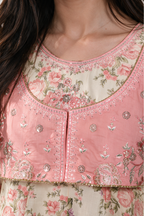 Embroidered Kurta Trouser - 3336