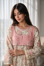 Embroidered Kurta Trouser - 3336