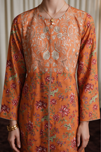 Embroidered Kurta Trouser - 3338