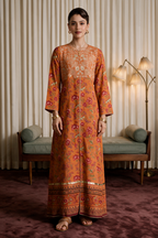 Embroidered Kurta Trouser - 3338