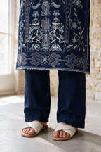 Embroidered Kurta Trouser - 3435