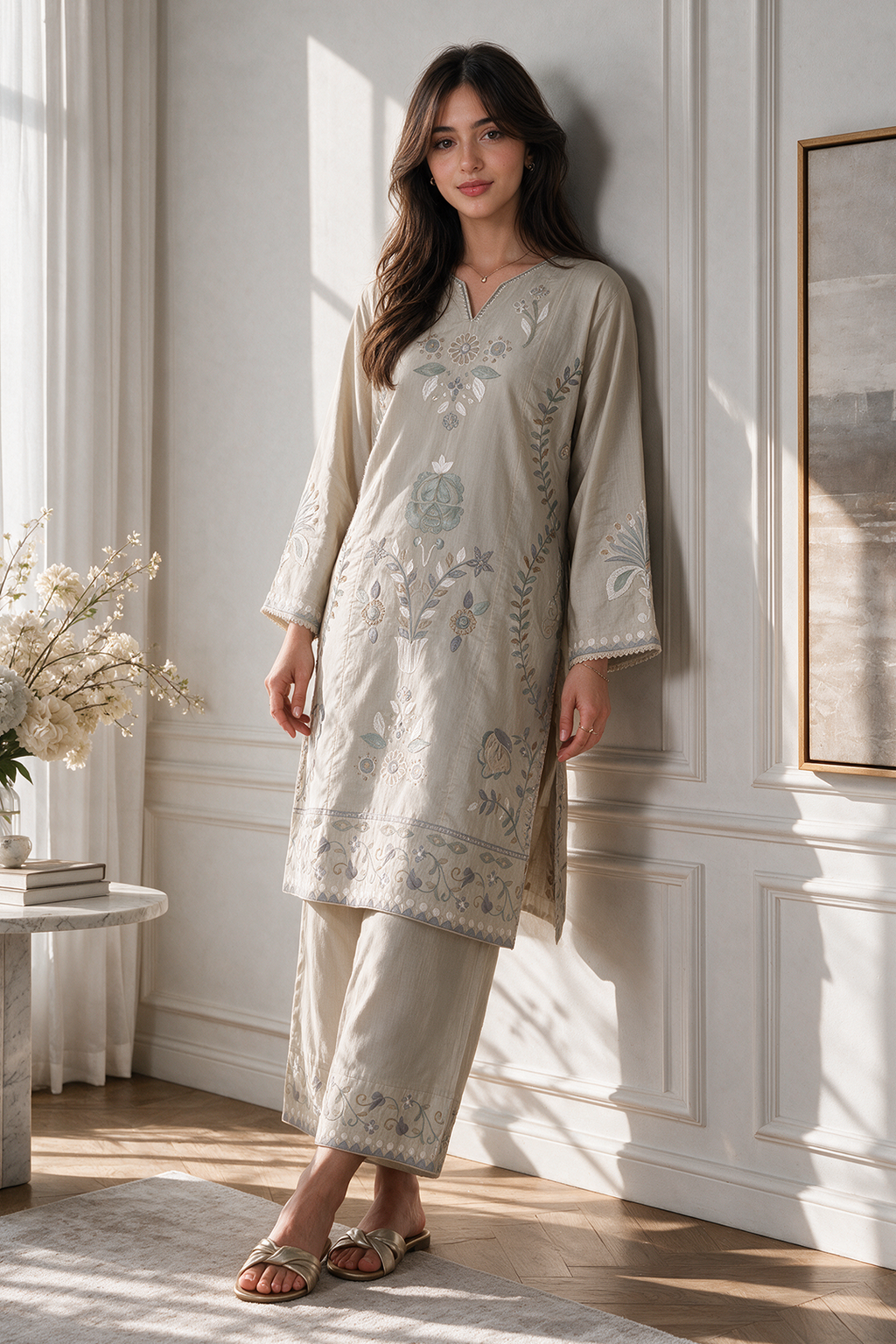 Kurta Trouser - 3441