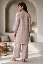 Embroidered Kurta Trouser - 3646