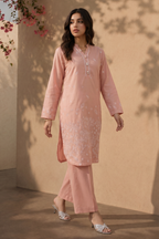 Embroidered Kurta Trouser - 3702