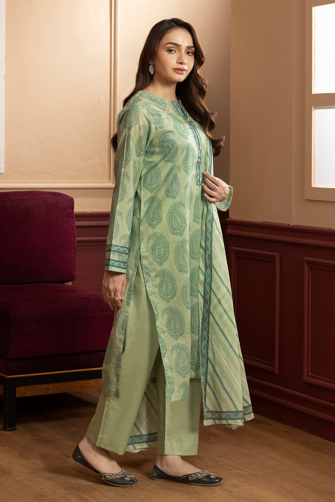 Kurta Dupatta Trouser - 1946