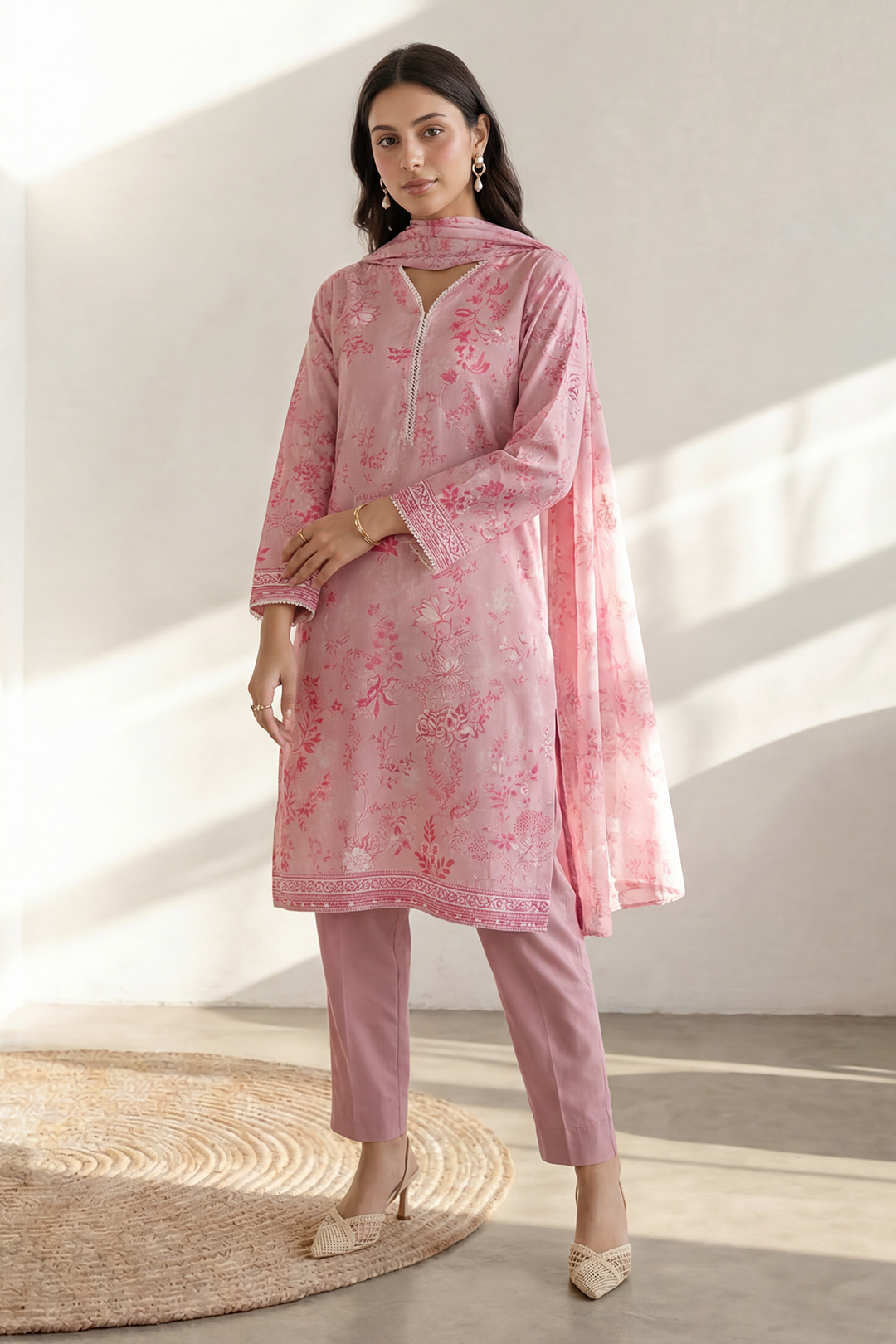 Kurta Dupatta Trouser - 1948