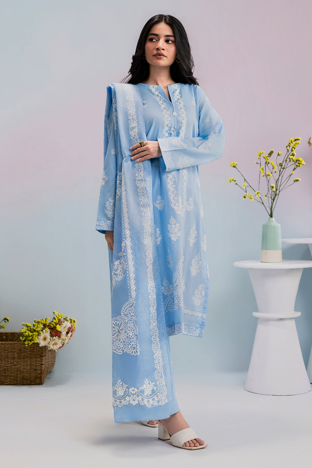 Kurta Dupatta Trouser - 1949