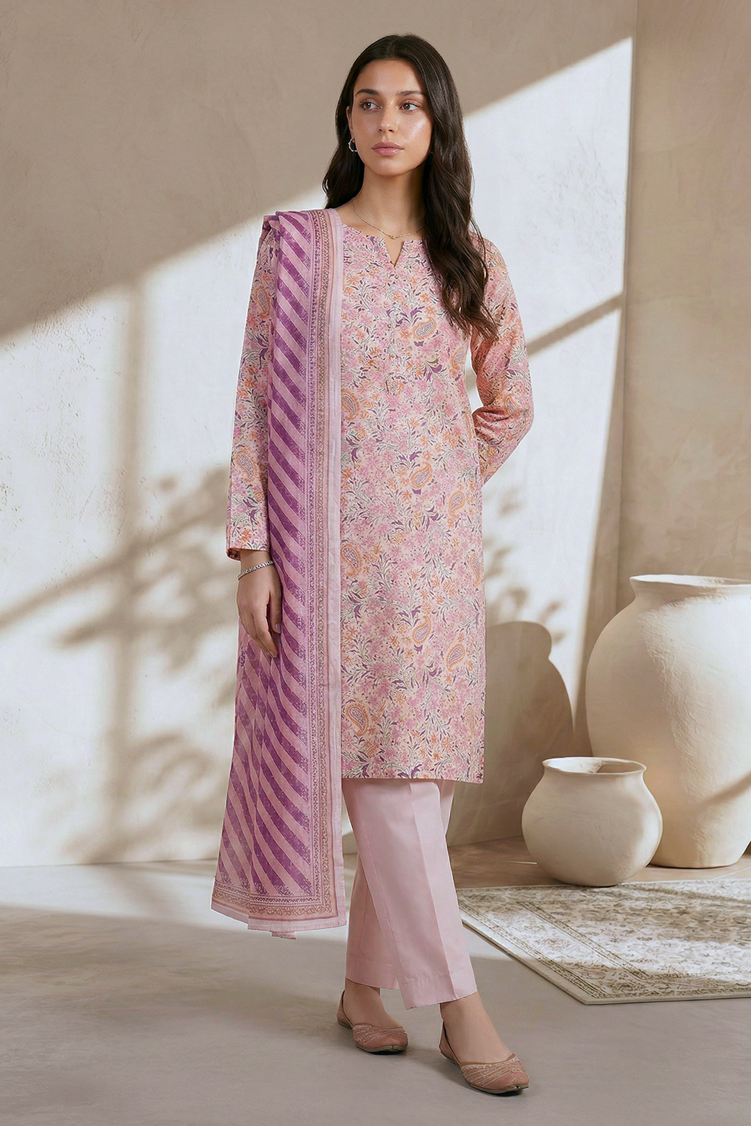 Kurta Dupatta Trouser - 1952