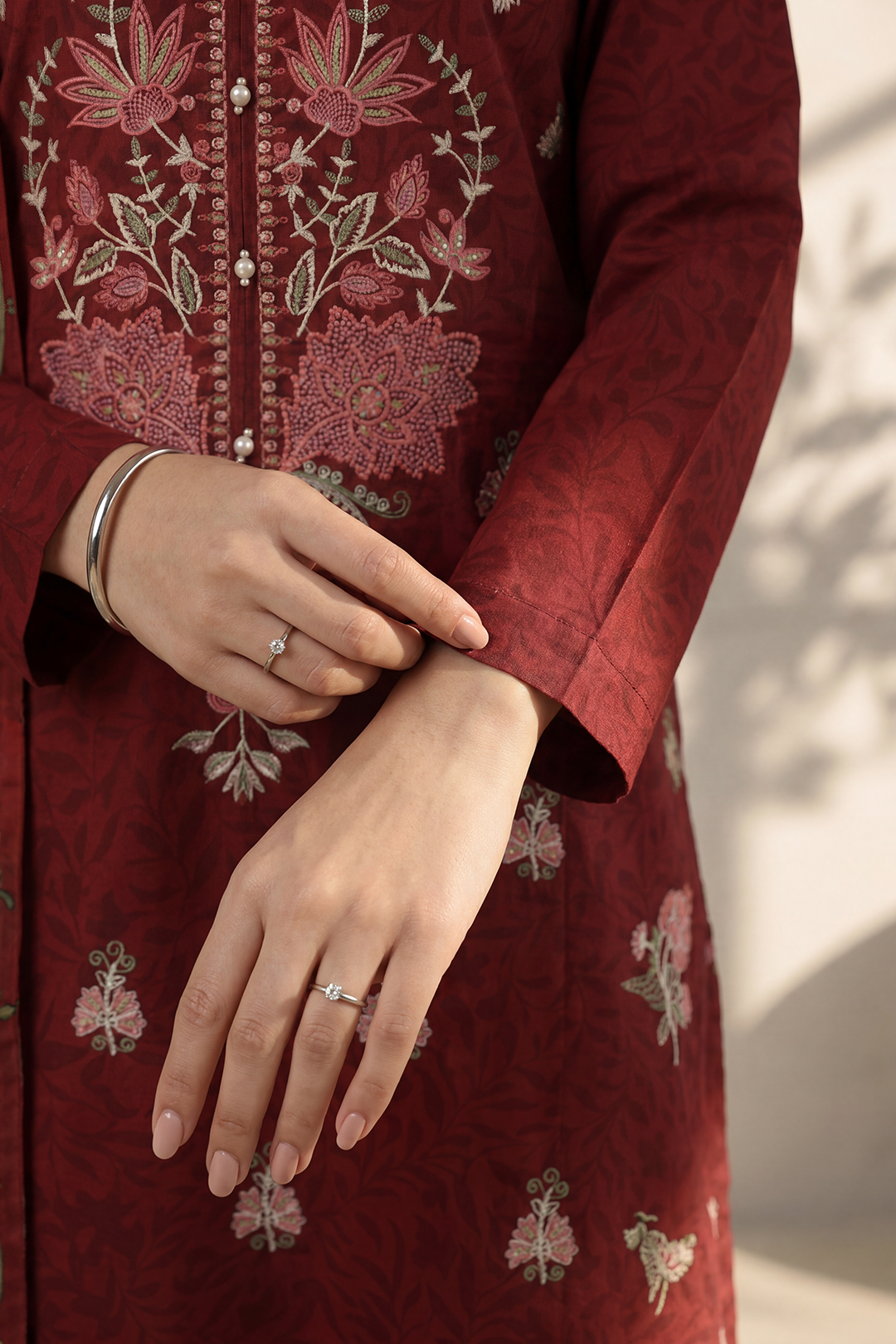 Embroidered Kurta Dupatta Trouser - 1957