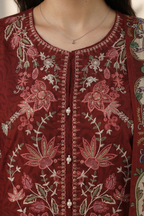 Embroidered Kurta Dupatta Trouser - 1957