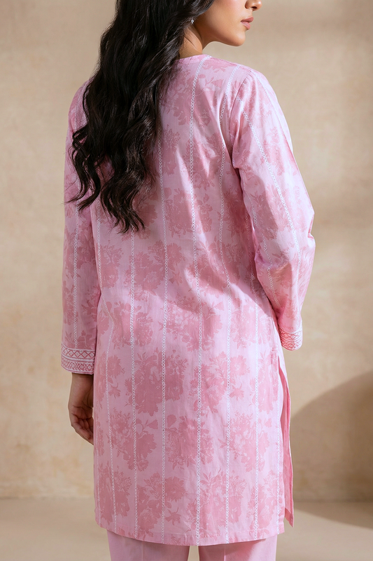 Embroidered Kurta Dupatta Trouser - 1960