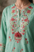 Embroidered Kurta Dupatta Trouser - 1961