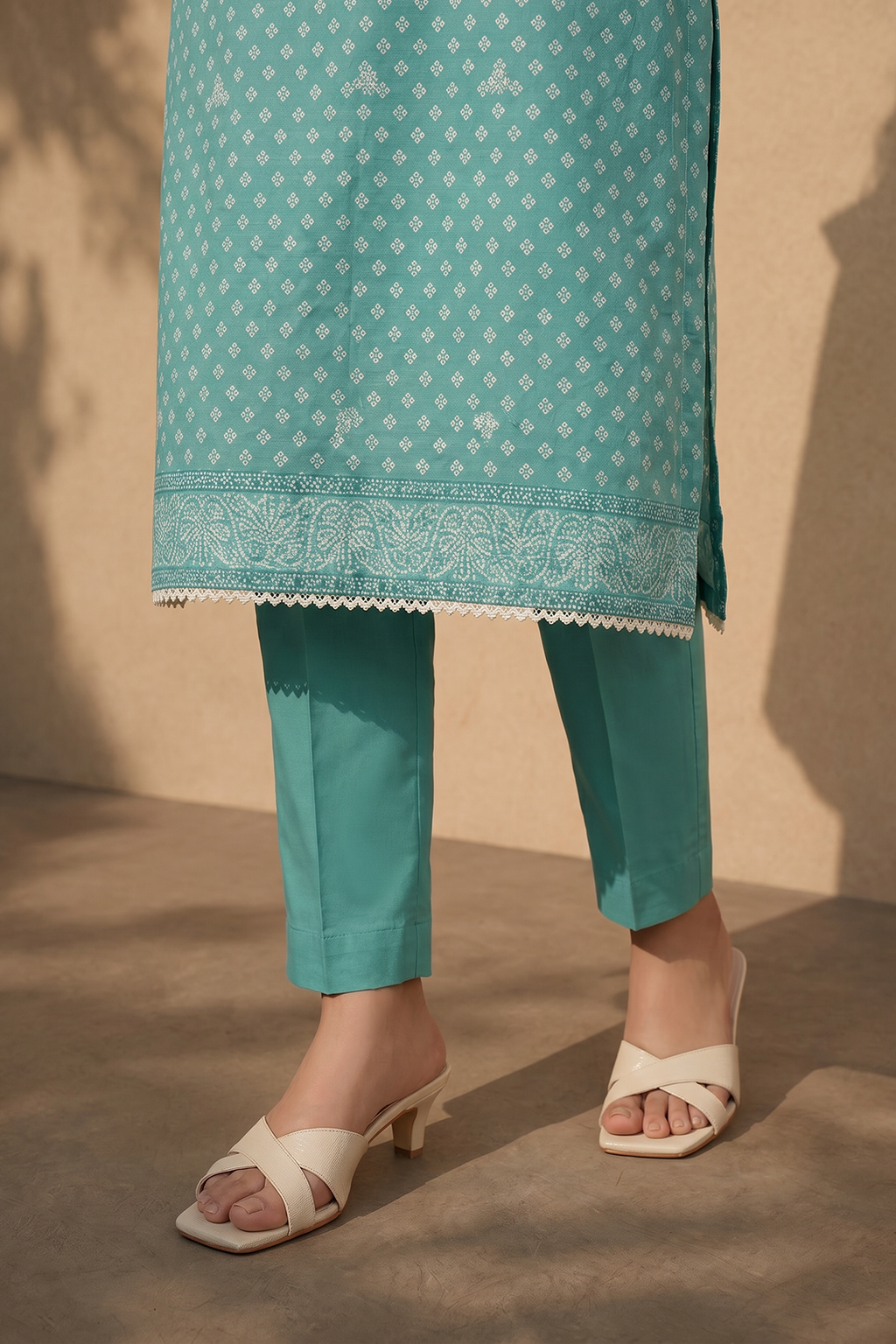 Embroidered Kurta Dupatta Trouser - 1962