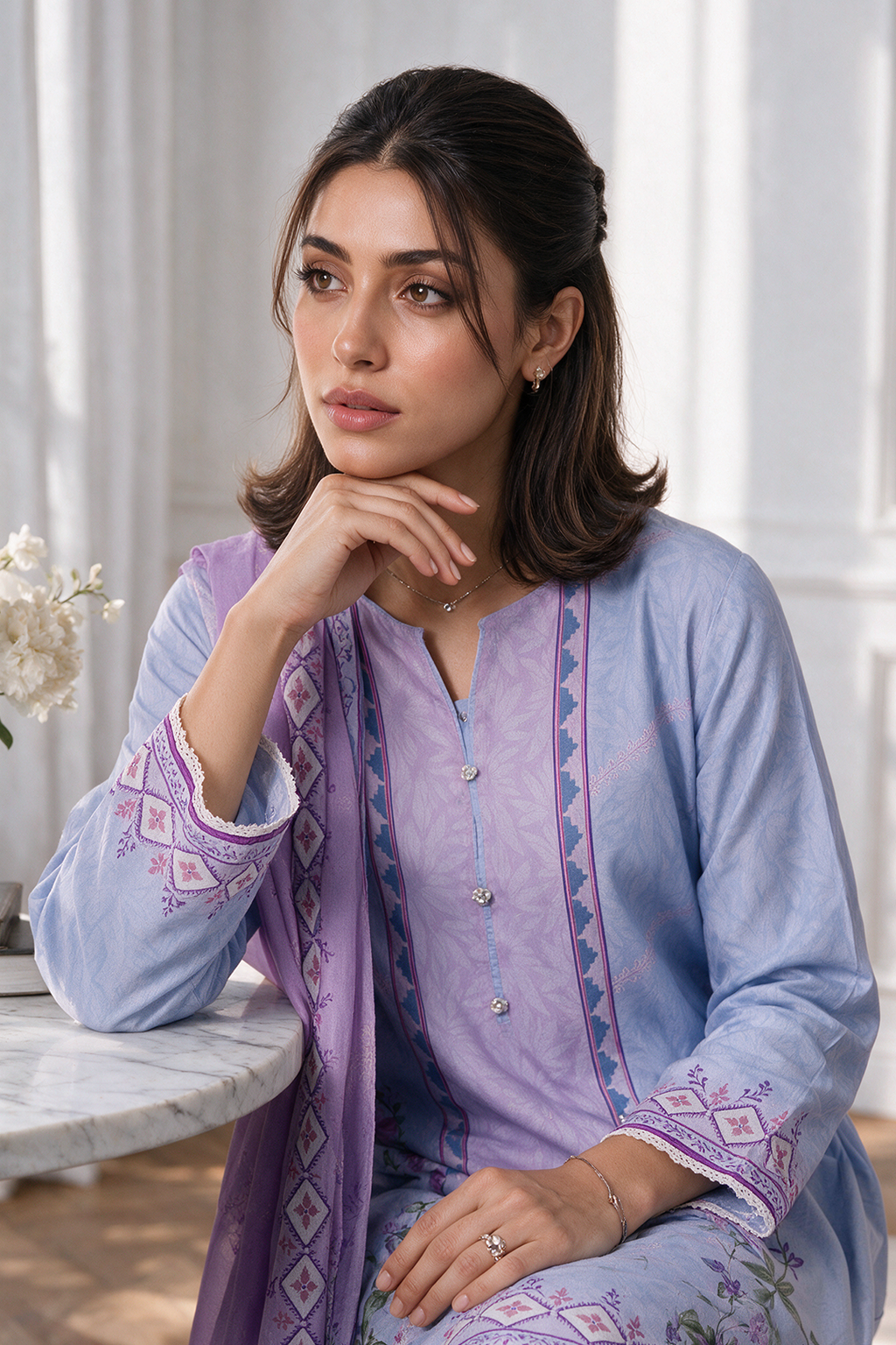 Kurta Dupatta Trouser - 2134