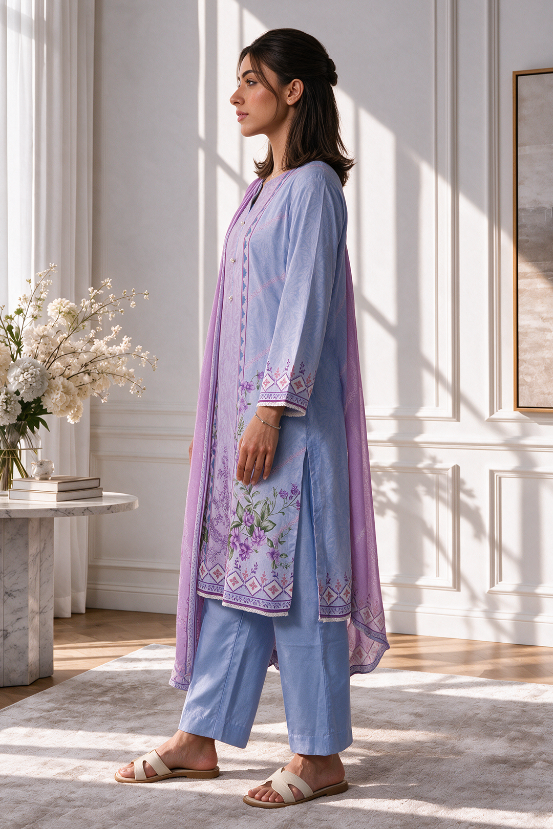 Kurta Dupatta Trouser - 2134