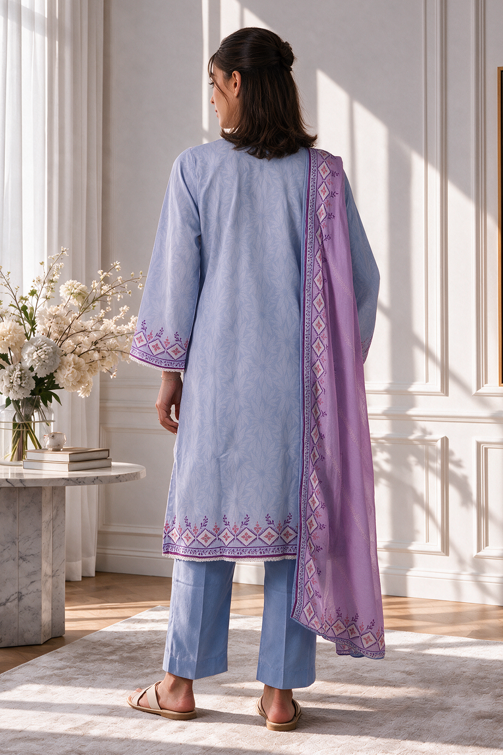 Kurta Dupatta Trouser - 2134