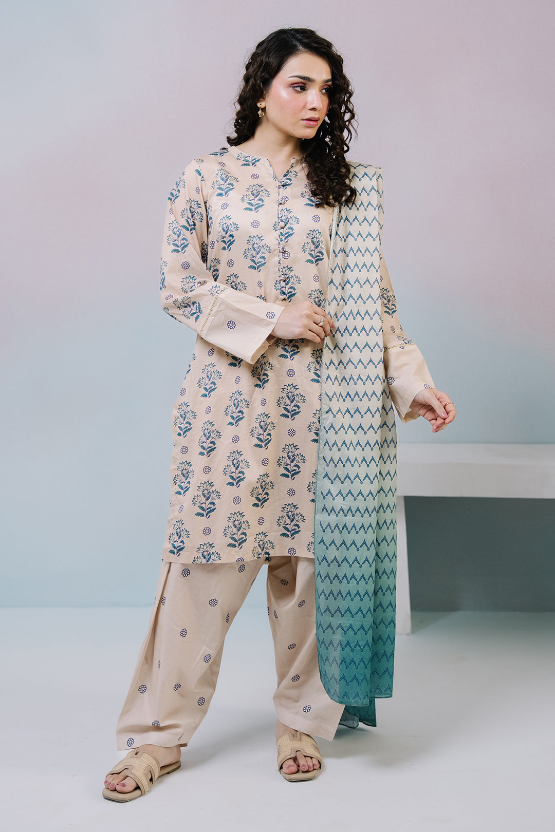Kurta Dupatta Trouser - 2142