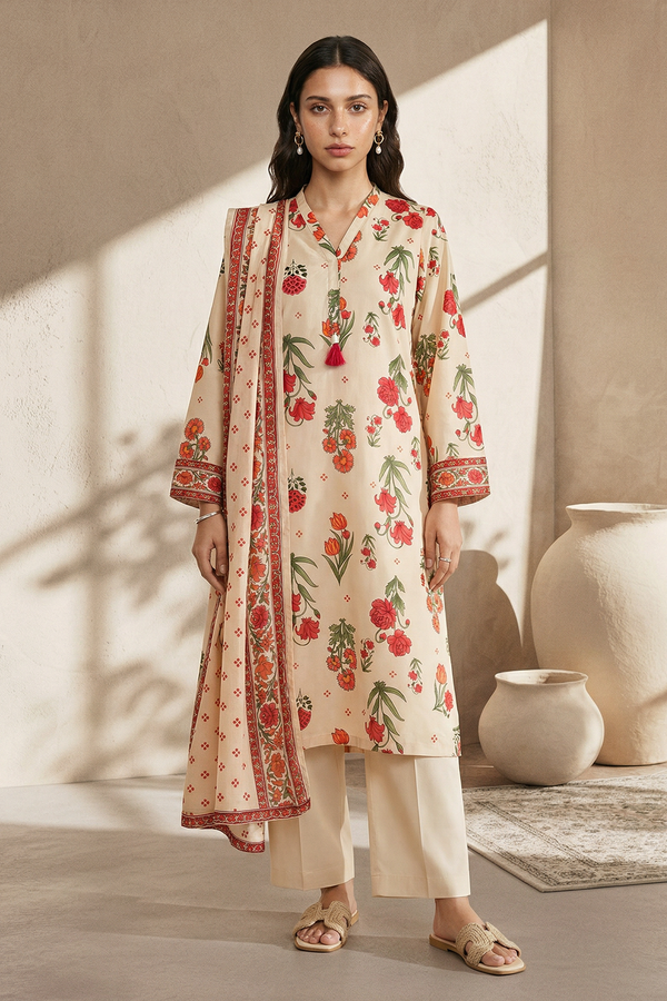Kurta Dupatta Trouser - 2147