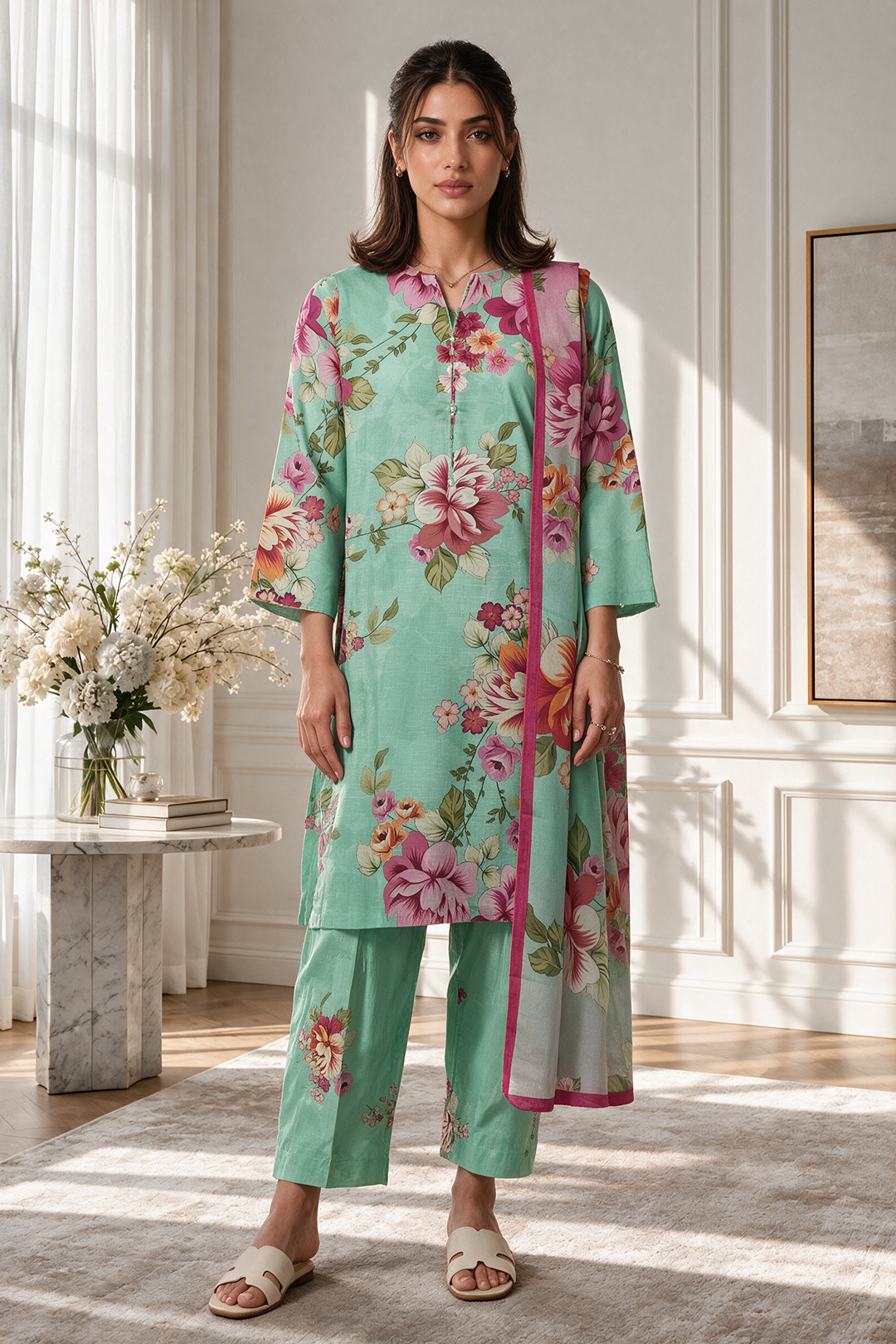 Kurta Dupatta Trouser - 2151