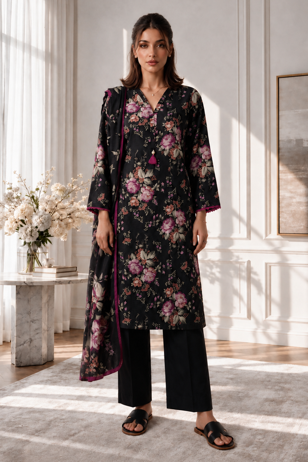 Kurta Dupatta Trouser - 2153